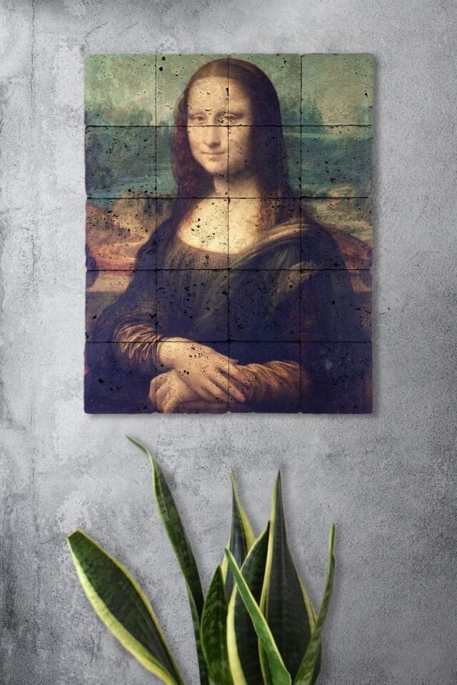 Doğal taş Tablo - Monalisa - 006