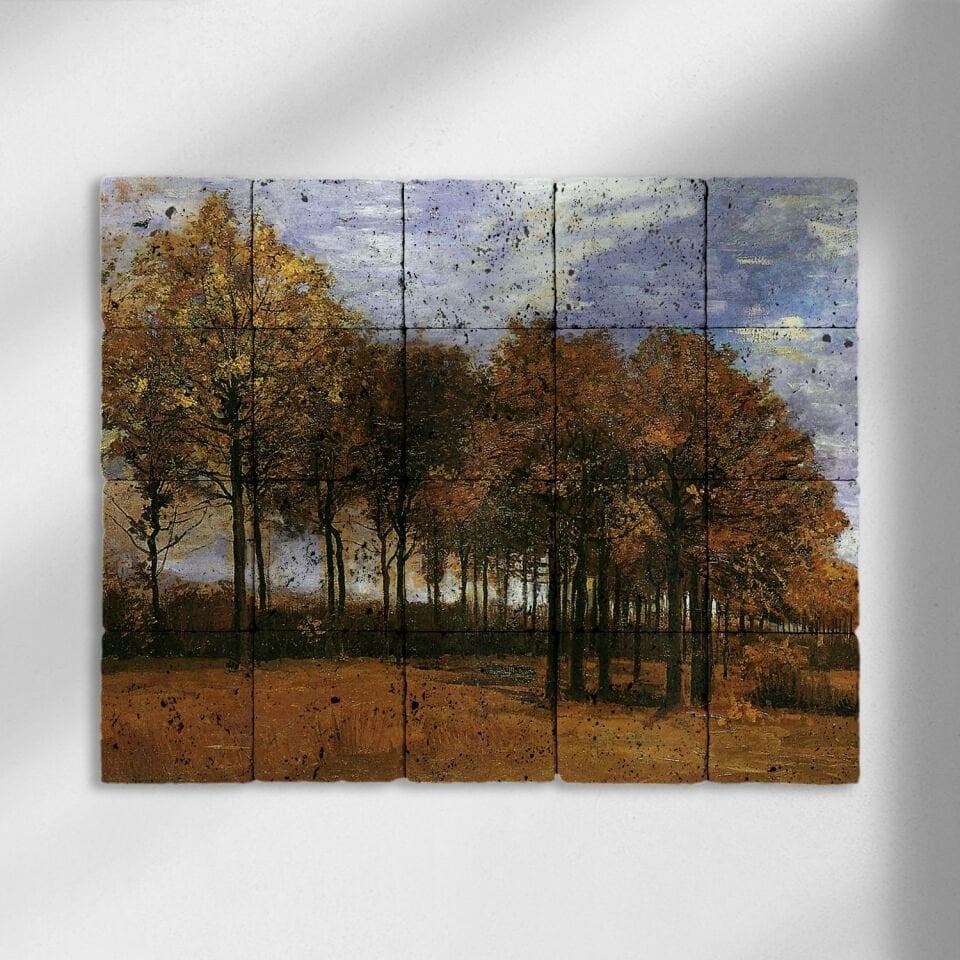 Doğal taş Tablo - Van Gogh - 007