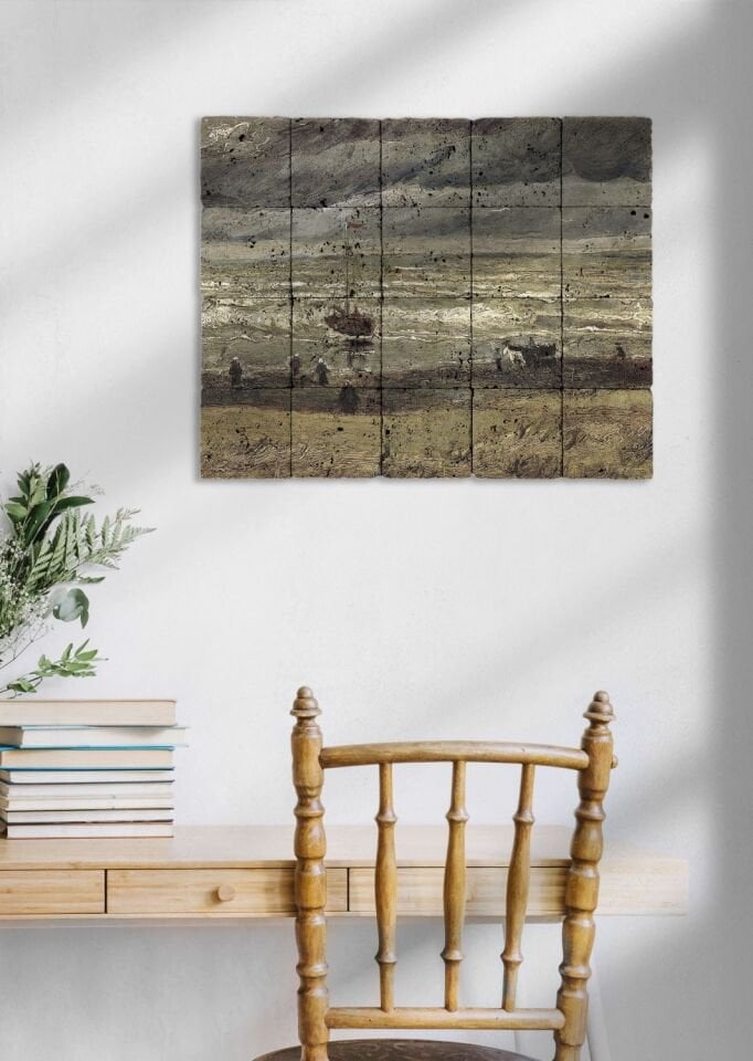 Doğal taş Tablo - Van Gogh - 008