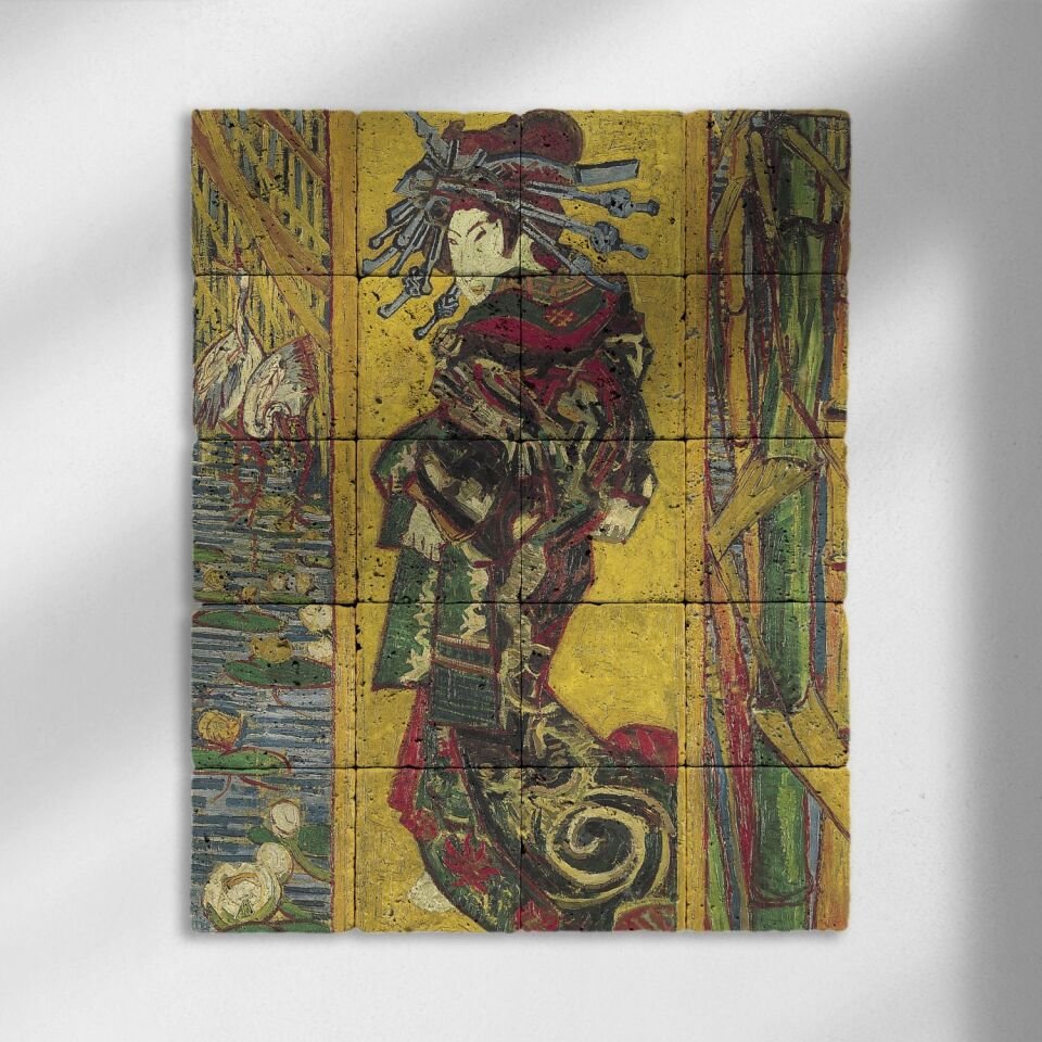 Doğal taş Tablo - Van Gogh - 010