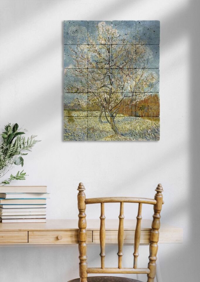 Doğal taş Tablo - Van Gogh - 012