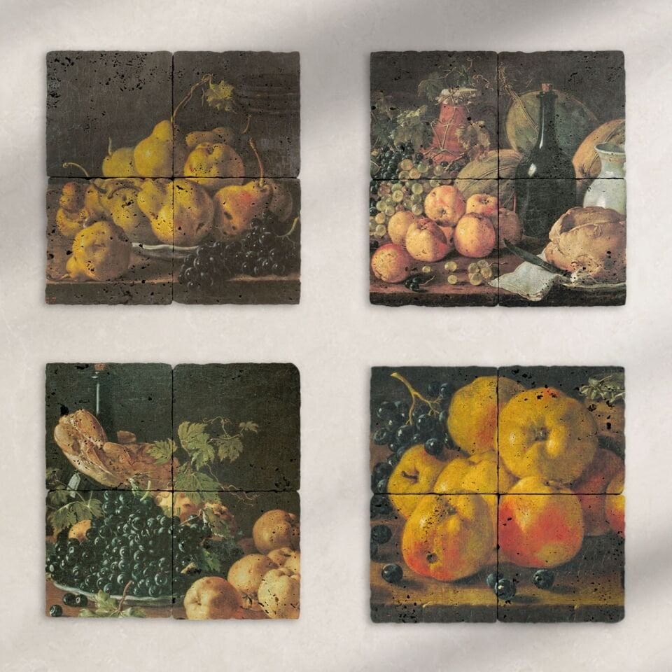 Doğal taş Tablo - Luis Egidio Meléndez - 002