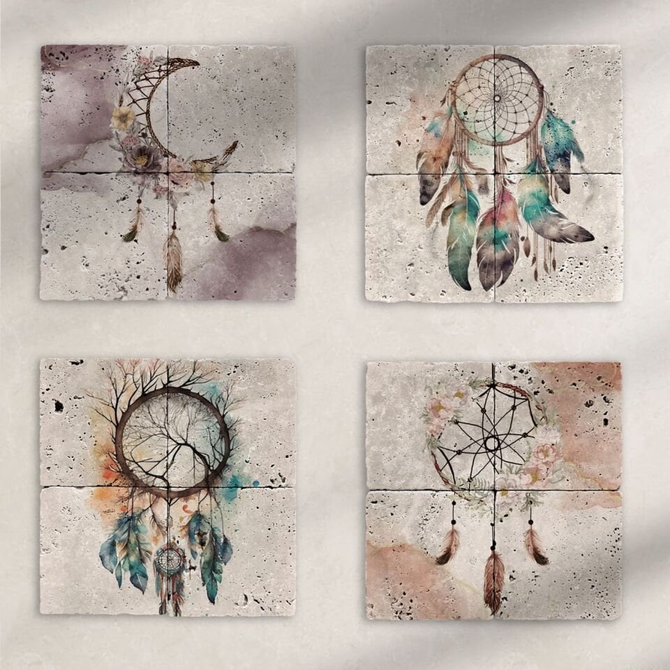 Doğal taş Tablo - Dream Catcher - 005