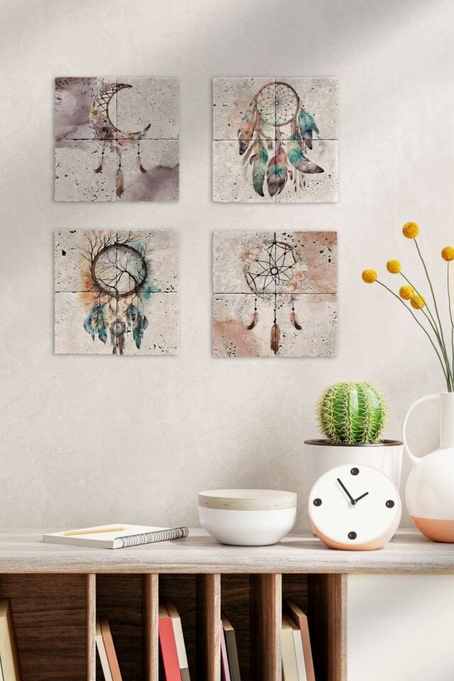 Doğal taş Tablo - Dream Catcher - 005