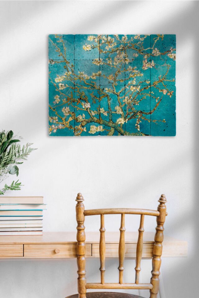 Doğal taş Tablo - Van Gogh - 019