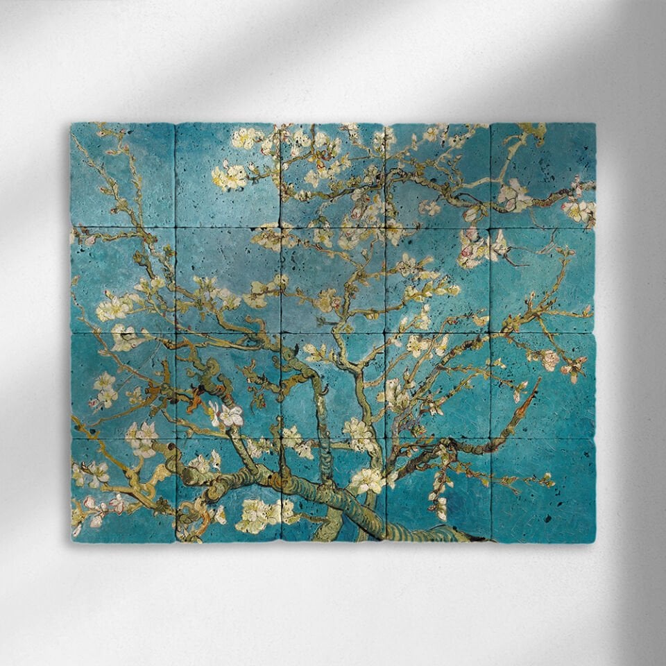 Doğal taş Tablo - Van Gogh - 019