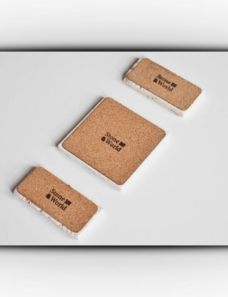 Doğal Taştan Mumluk Takımı - 103